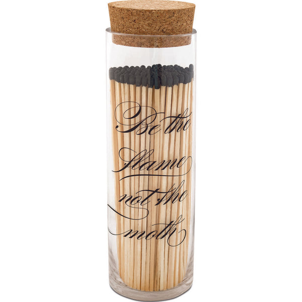 Skeem Design Apothecary Calligraphy Fireplace Matches | Black MFP4