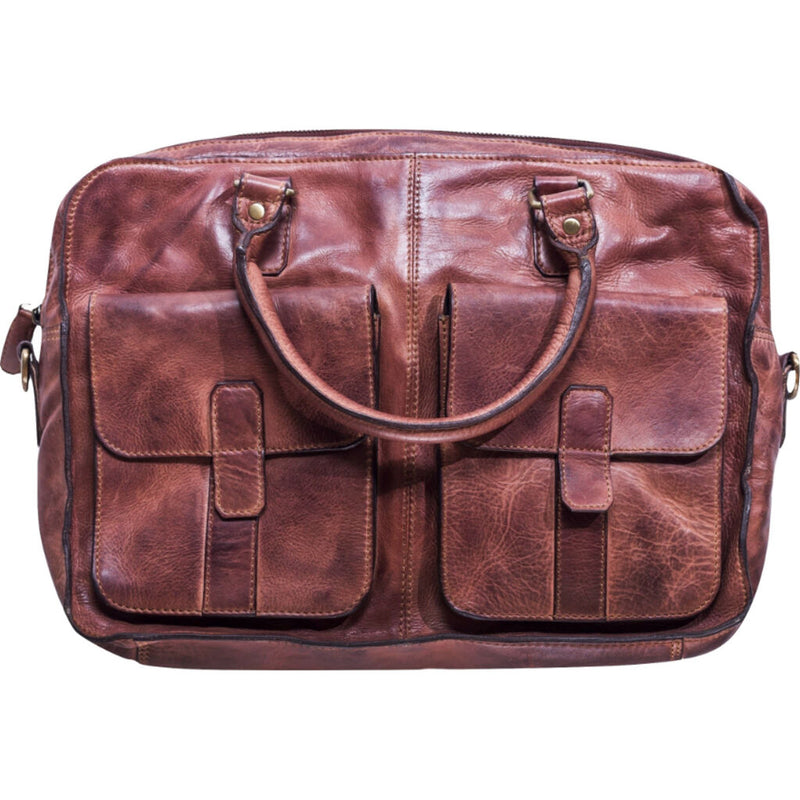 Kiko Leather Commuter Briefcase | Brown