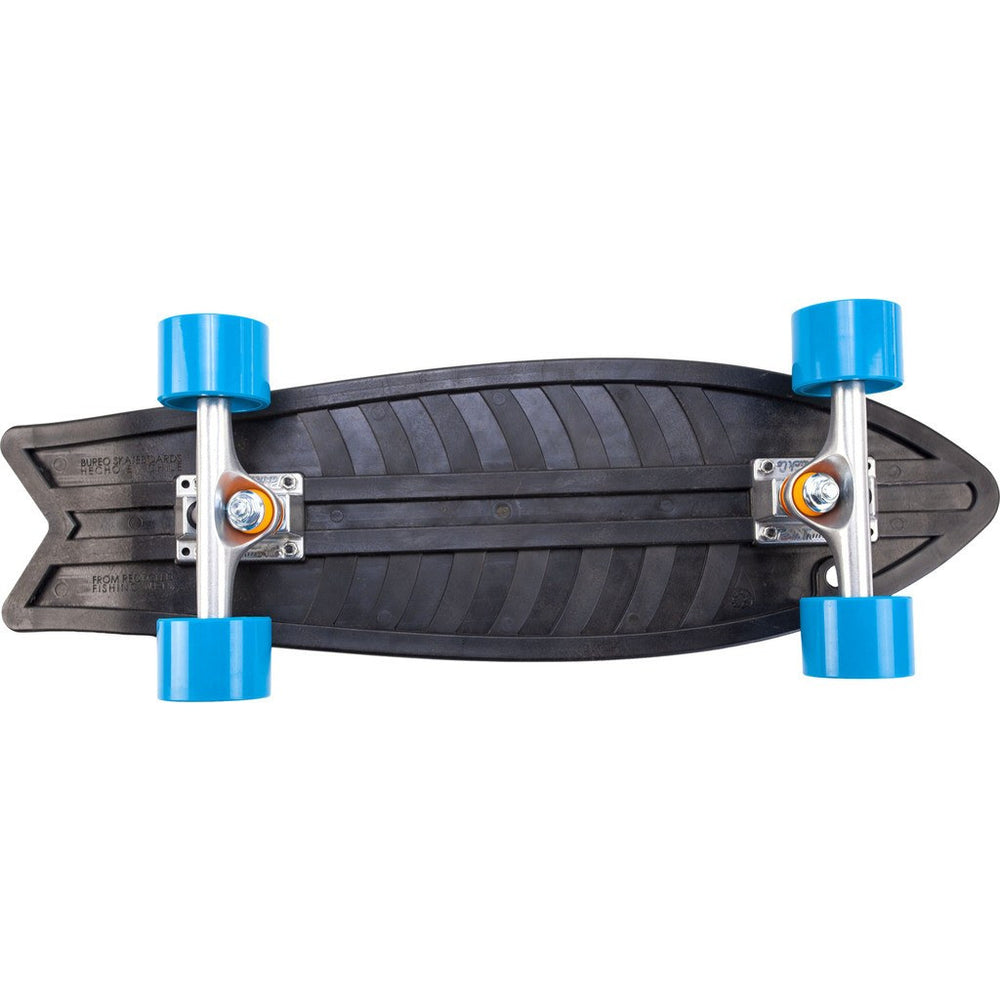 Bureo Minnow Complete Cruiser Skateboard Black/Blue ComBlkBW108