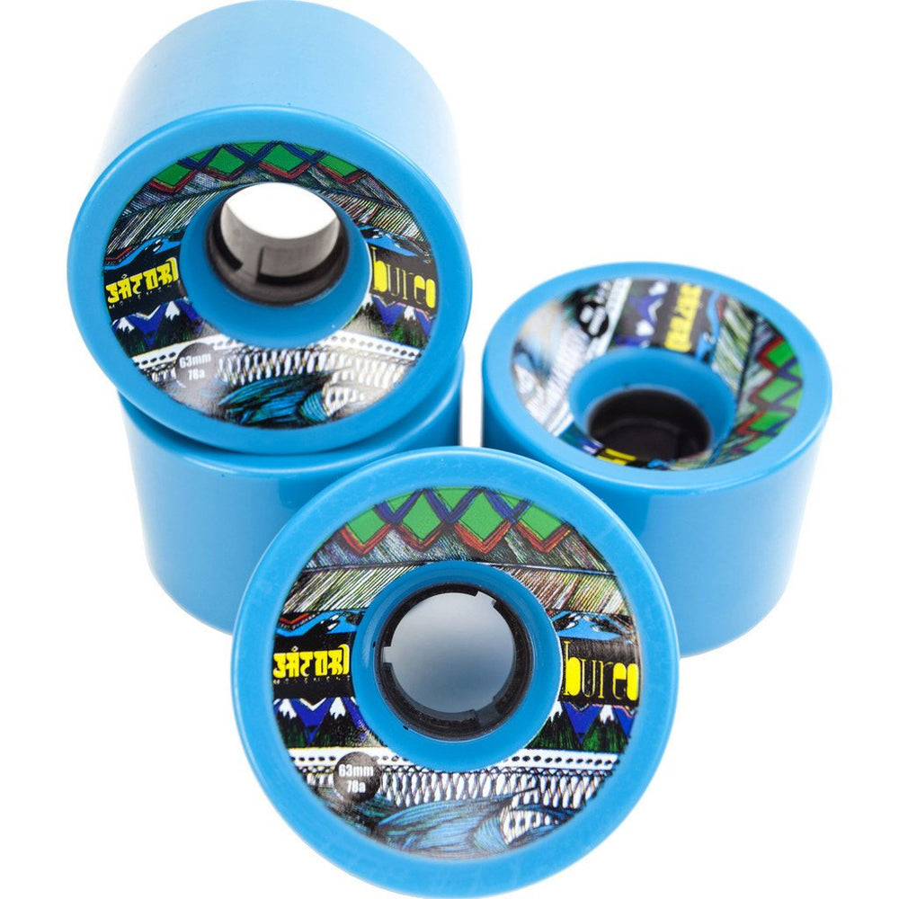 Bureo Minnow Complete Cruiser Skateboard Black/Blue ComBlkBW108