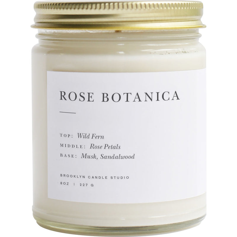Brooklyn Candle Studio Minimalist Candle | Rose Botanica MI007