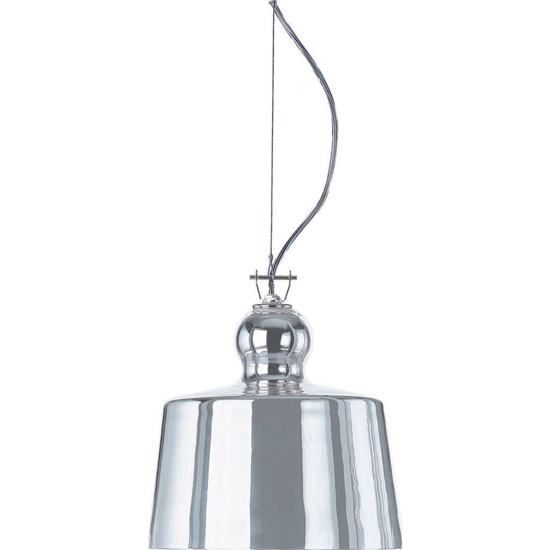 Produzione Privata Acquatinta Pendant Lamp | Silver Murano Glass- ML-ACSI