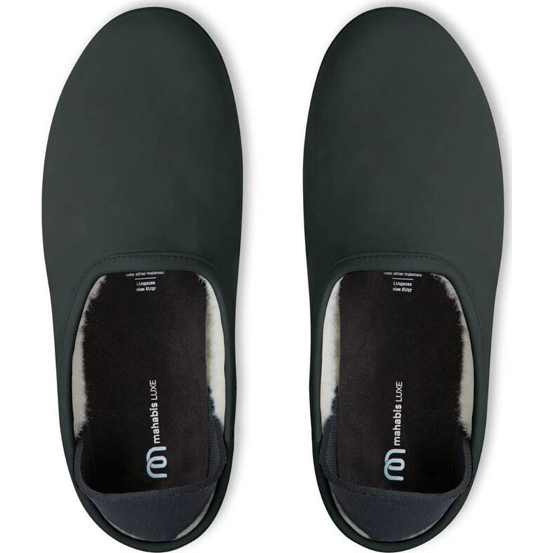 MAHABIS CLASSIC SLIPPER OLAND NAVY/SKIEN BLACK EU 44 (US MEN\'S 10.5) MEDIUM mahabis classic in oland navy x skien black - mahabis main image 4
