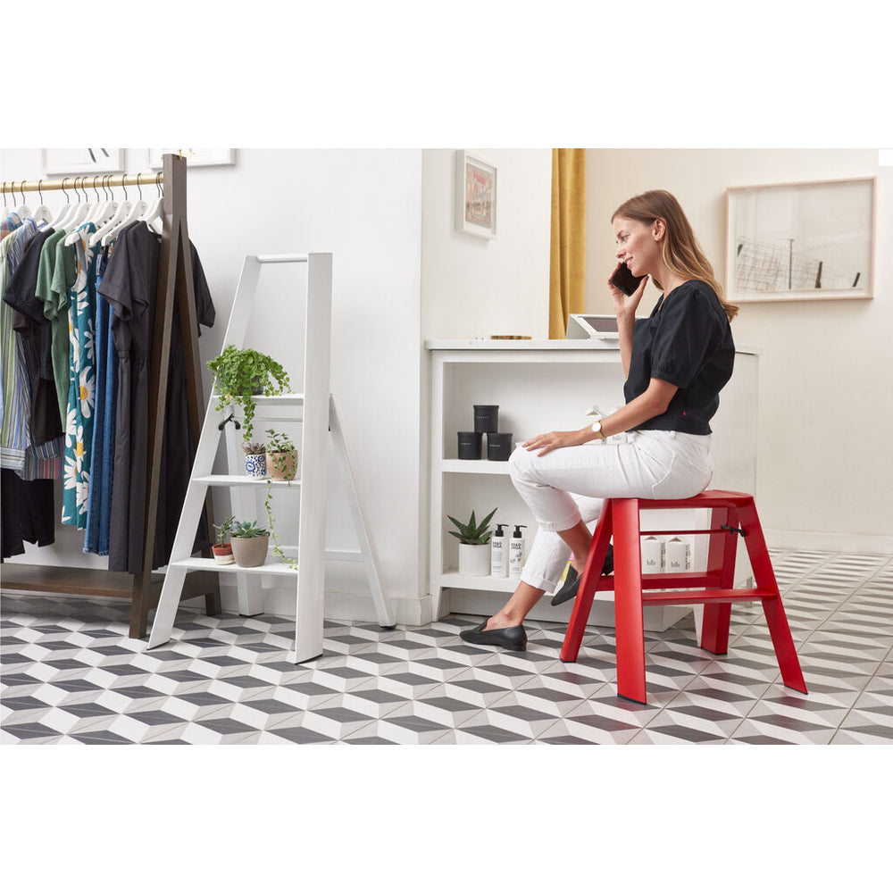 Hasegawa Lucano Step Stool Ladder | Wide – Sportique