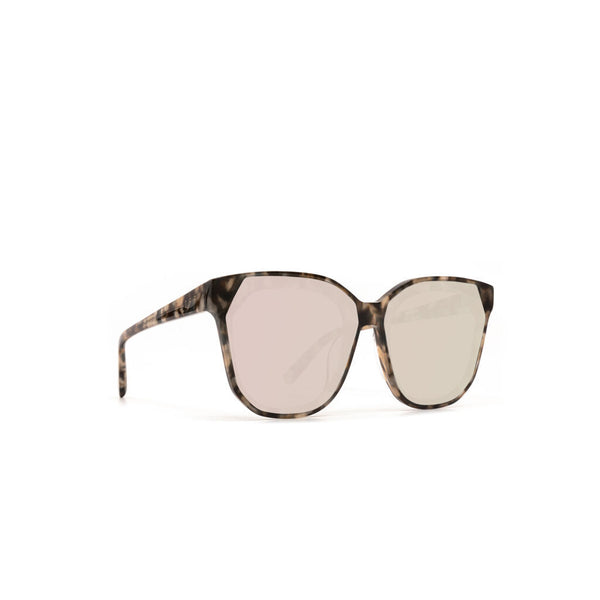 Diff Eyewear Gia Sunglasses | Non Polarized Mocha Tortoise + Taupe Flash