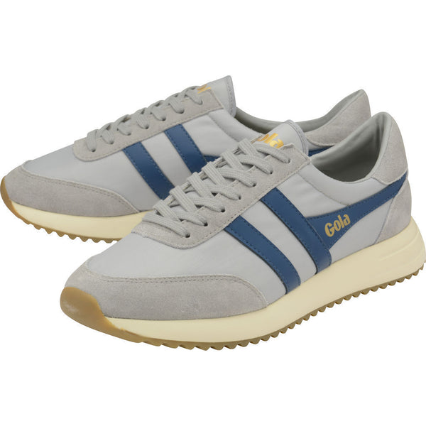 Gola Men's Montreal Sneakers | Light Grey/Marine Blue