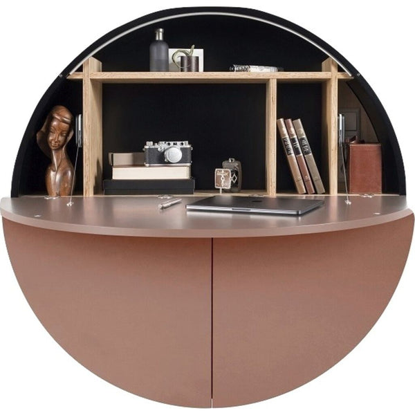 EMKO Multifunctional Pill Cabinet/Desk | Black/Pink-MPBPink 
