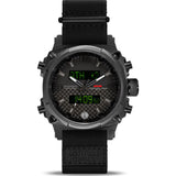 MTM Special Ops Airstryk II Watch | Black Titanium/Carbon/Nylon Black
