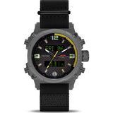 MTM Special Ops Airstryk II Watch | Gray Titanium/Carbon Yellow/Nylon Black