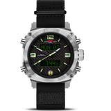 MTM Special Ops Airstryk I Watch | Silver Steel/Lumi/Nylon Black