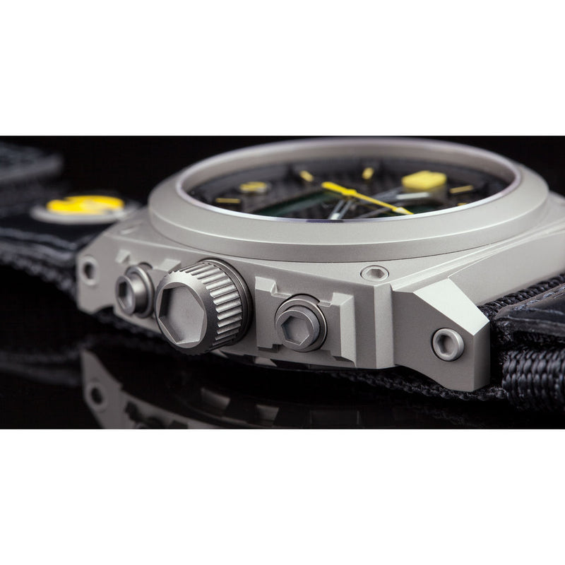 MTM Special Ops Airstryk I Watch | Gray Steel/Yellow/Ballistic Velcro II