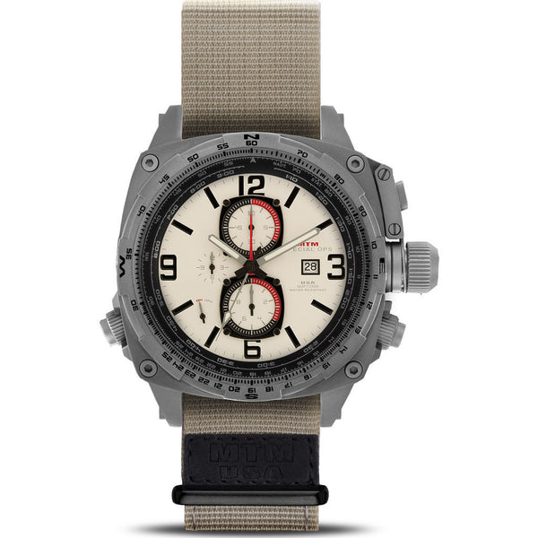 MTM Special Ops Cobra Watch | Gray Titanium/Tan/Nylon Tan