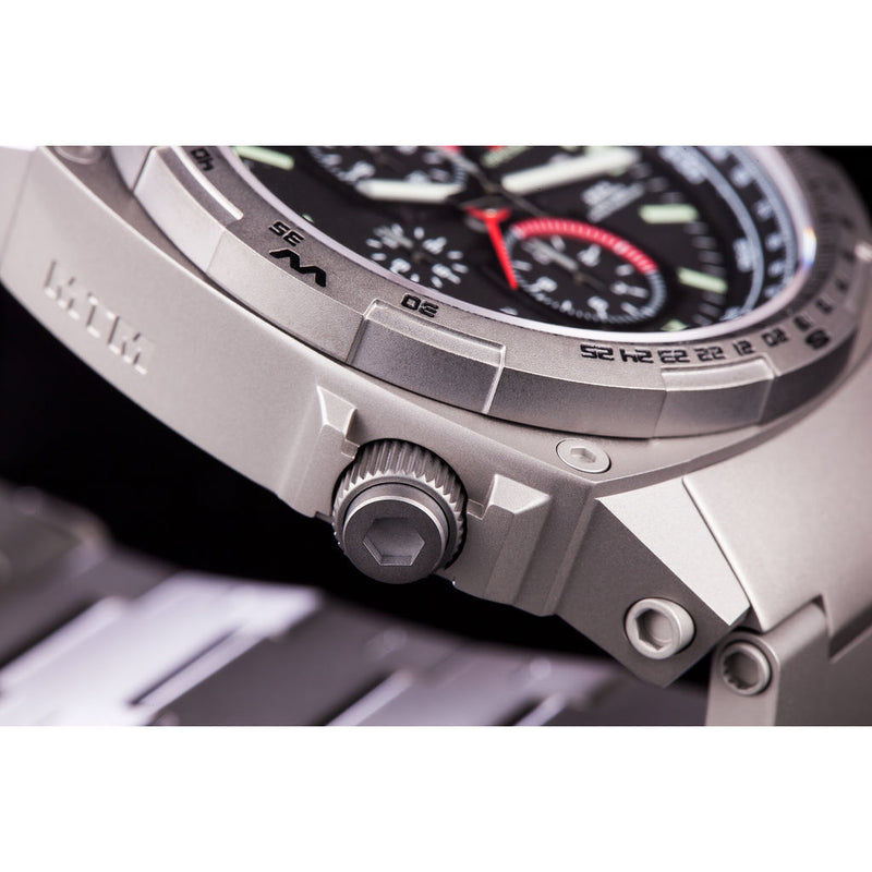 MTM Special Ops Cobra 44 Watch | Gray Titanium/Black/Titanium Band