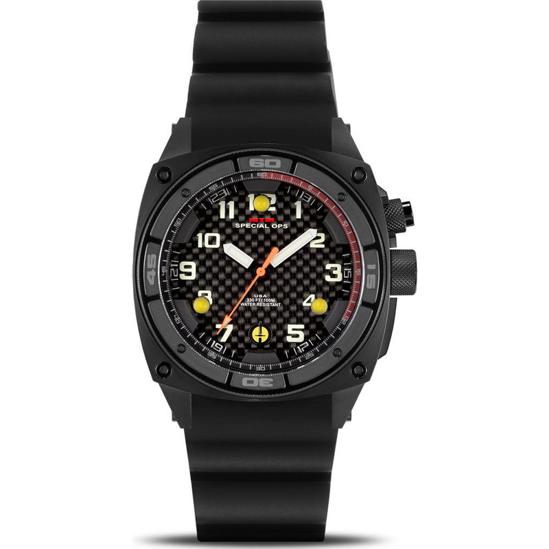 MTM Special Ops Falcon Watch | Black Steel/Black Rubber I