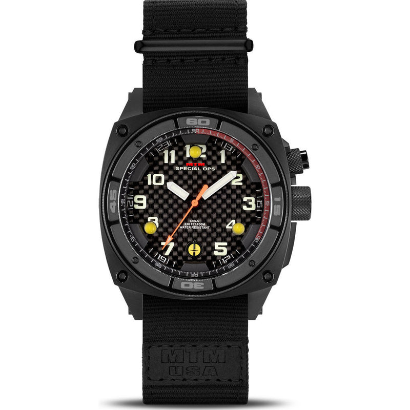 MTM Special Ops Falcon Watch | Black Steel/Black Nylon