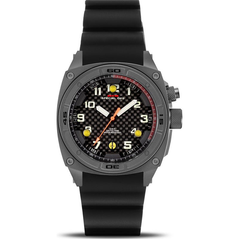 MTM Special Ops Falcon Watch | Gray/Black Rubber I