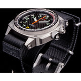 MTM Special Ops Falcon Watch | Silver Steel/Nylon Black