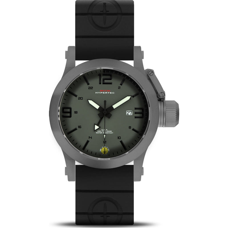 MTM Special Ops Hypertec 44 Watch | Gray/Green-Black/Black Rubber II