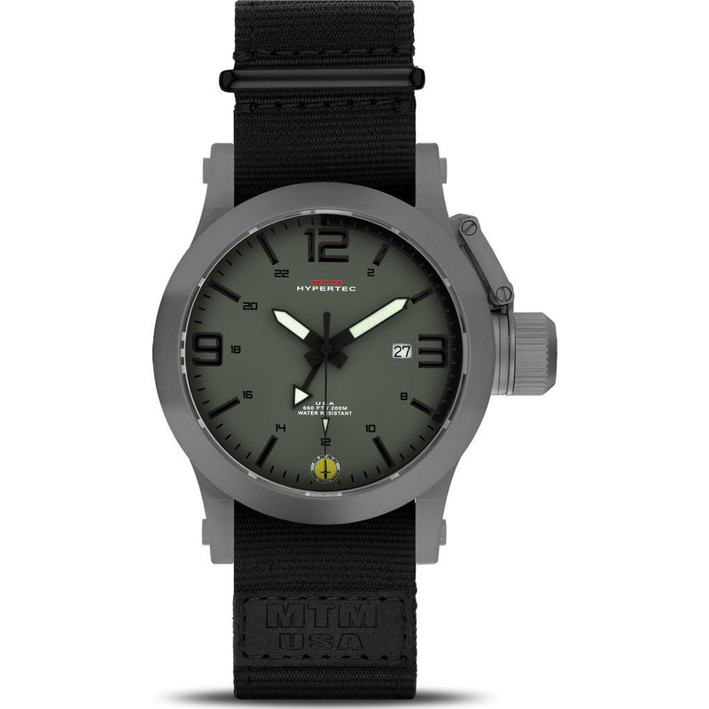 MTM Special Ops Hypertec 44 Watch | Gray/Green-Black/Black Nylon