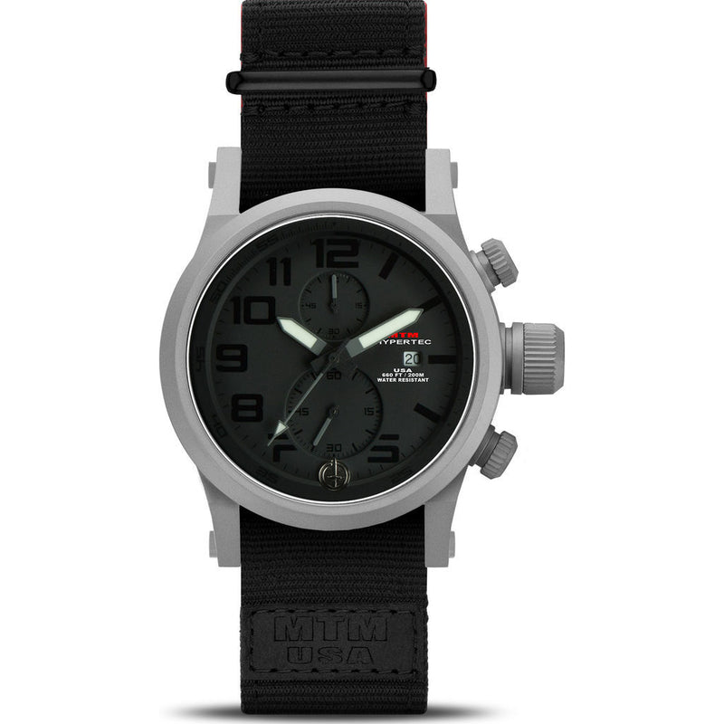 MTM Special Ops Hypertec Chronograph Watch | Gray/Black/Black Nylon