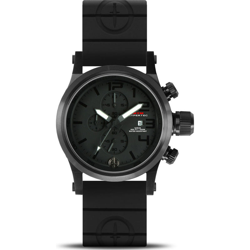 MTM Special Ops Hypertec Chronograph Watch | Black/Black/Black Rubber II