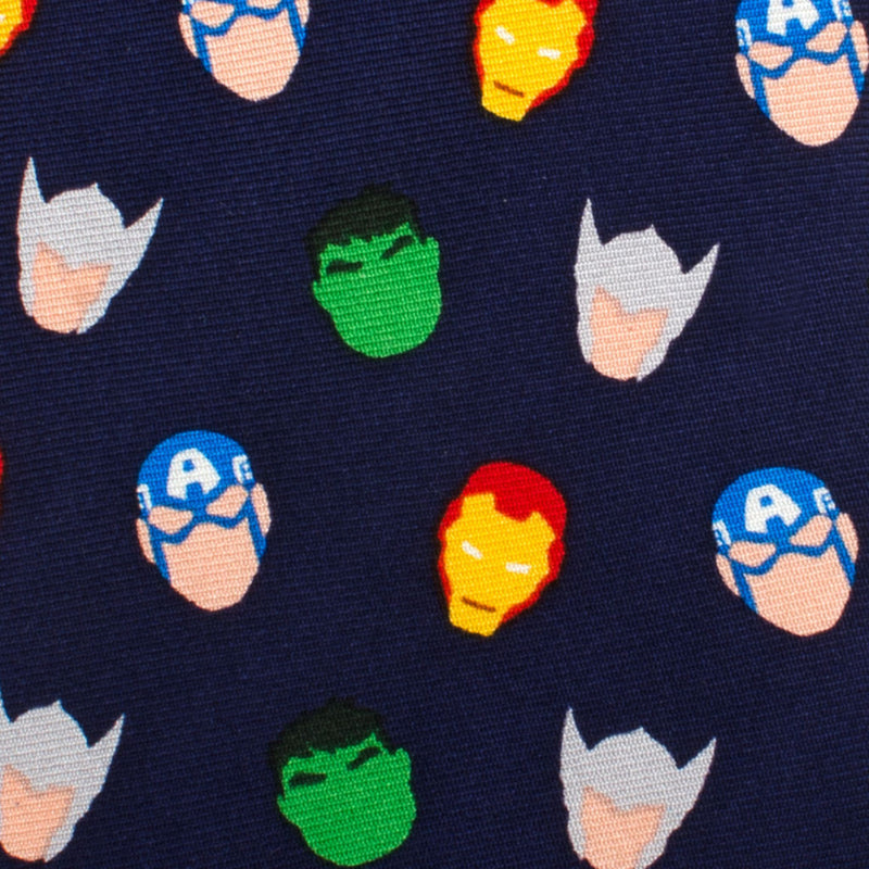 Cufflinks Marvel Avengers Boys' Zipper Tie | Navy Blue MV-AVNGR-BL-KT