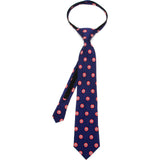 Cufflinks Marvel Captain America Shield Boys' Zipper Tie | Navy Blue MV-CPTA-BL-KT