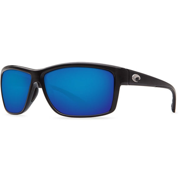 Costa Mag Bay Shiny Black Men's Sunglasses | Blue Mirror 580P