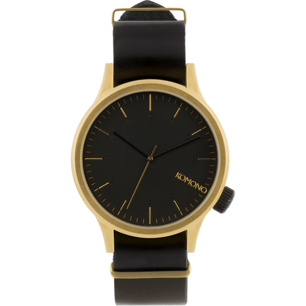Komono Magnus Watch | Gold/Black KOM-W1906