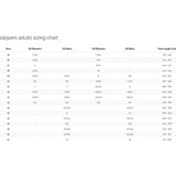 Mahabis Sizing Chart