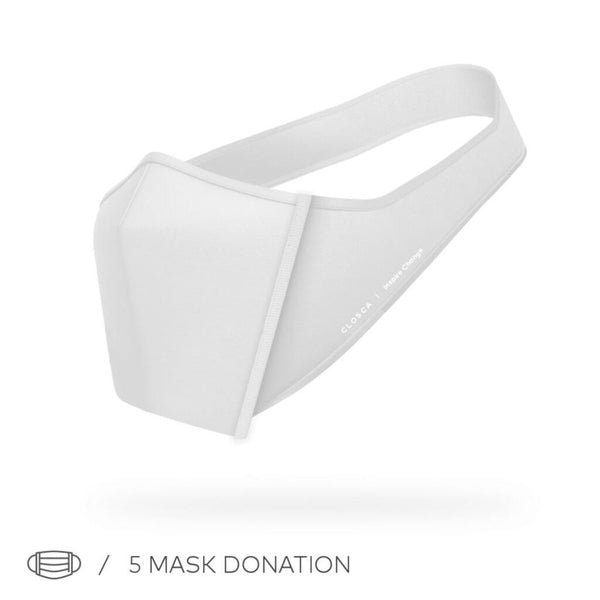 Closca Adjustable Face Mask | White