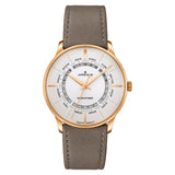 Junghans Meister Worldtimer Watch | Brown Leather 027/5012.02