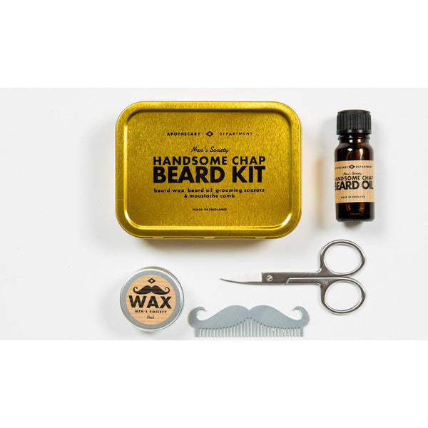 Men's Society "Handsome Chap" Beard Grooming Kit-M2222