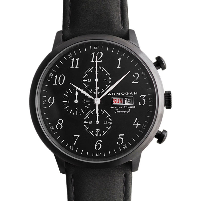Armogan Spirit of St. Louis Chronograph Watch | Midnight Black FGSOSL03MB