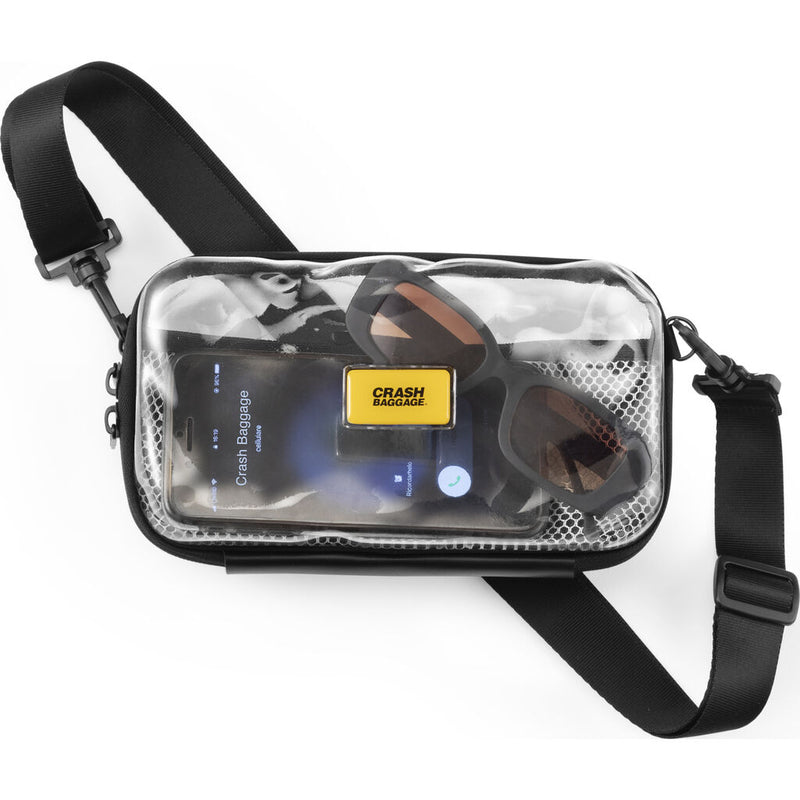 Crash Baggage Hard Mini Travel Share Carry Case | Transparent Cb370-050