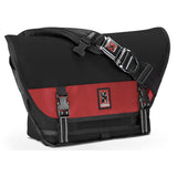 Chrome Mini Metro Messenger Bag | Black/Red