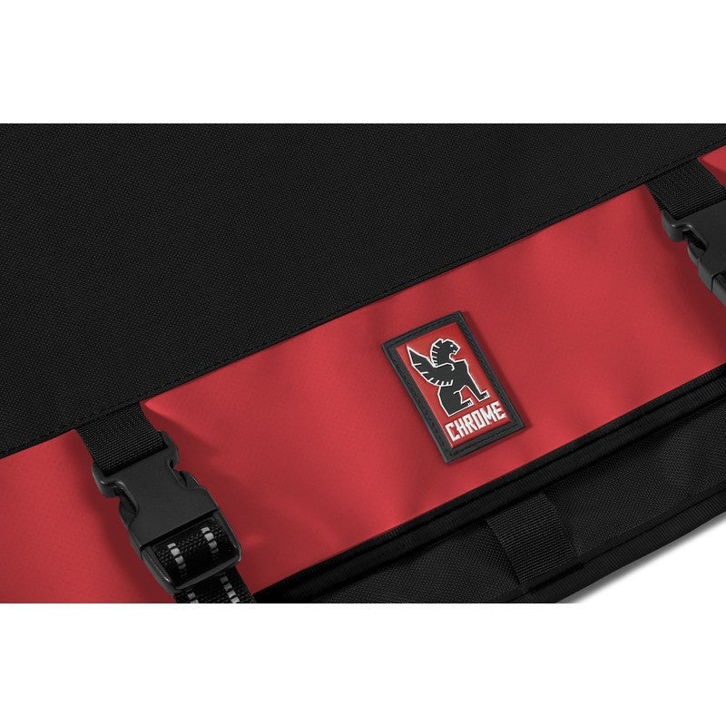 Chrome Mini Metro Messenger Bag | Black/Red