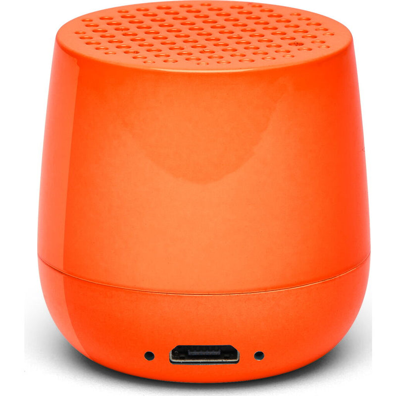 Lexon Mino Portable Bluetooth Speaker | Glossy Orange