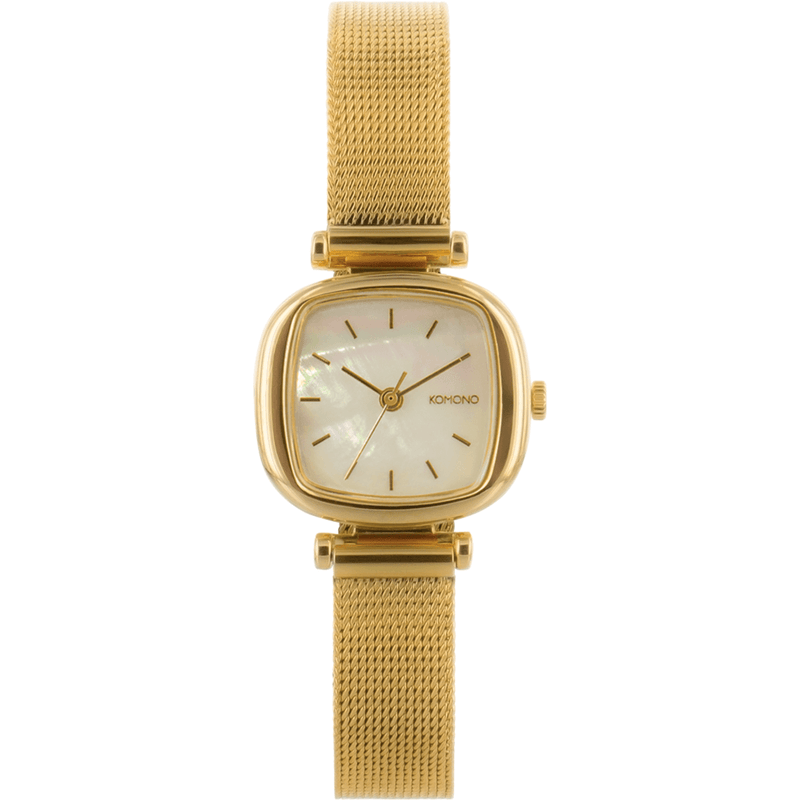 Komono Moneypenny Royale Watch | Gold/White KOM-W1245