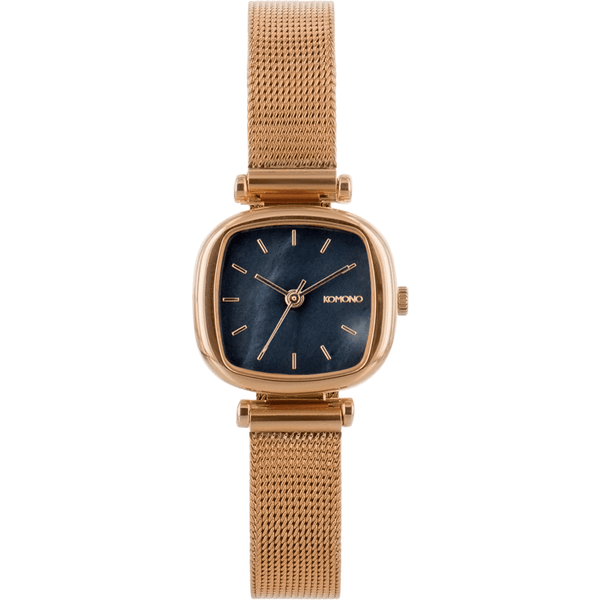 Komono Moneypenny Royale Watch | Rose Gold/Black KOM-W1244