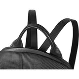 Cote&Ciel Moselle Furrowed Nylon Backpack | Powder Black 28482
