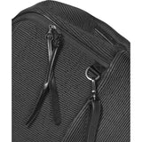 Cote&Ciel Moselle Furrowed Nylon Backpack | Powder Black 28482