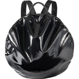Cote&Ciel Moselle Shine Laquered Polymer Backpack | Liquid Black 28467