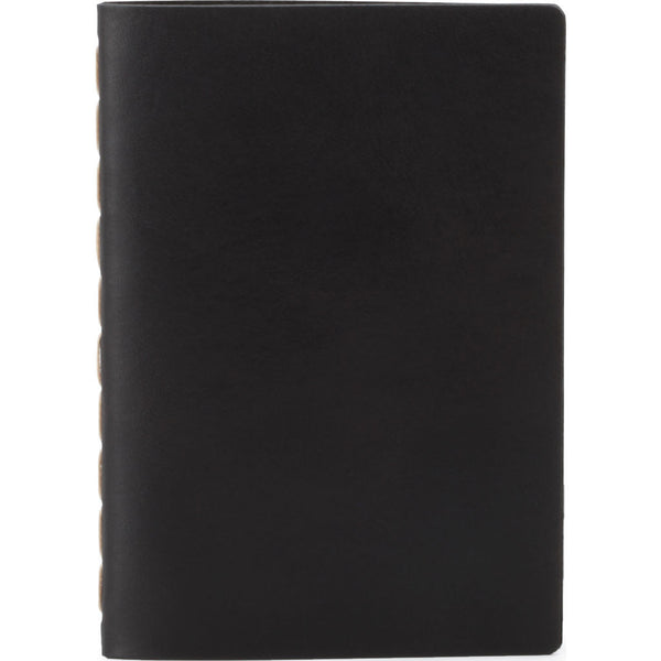 Ezra Arthur Small Notebook | Jet Top Stitch Nbs05