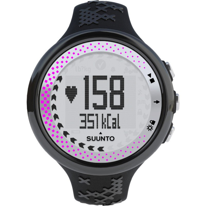 Suunto M5 Heart Rate Monitor | Black/Silver/Pink with Movestick SS020233000
