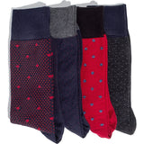 Hook & Albert 4-Pack of Dress Socks | Klarist/Mason/Enter/Wells