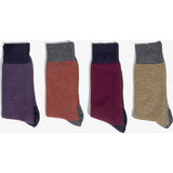 Hook & Albert 4-Pack of Dress Socks | California/Dallas/Iowa/El Paso NRDSX-1803
