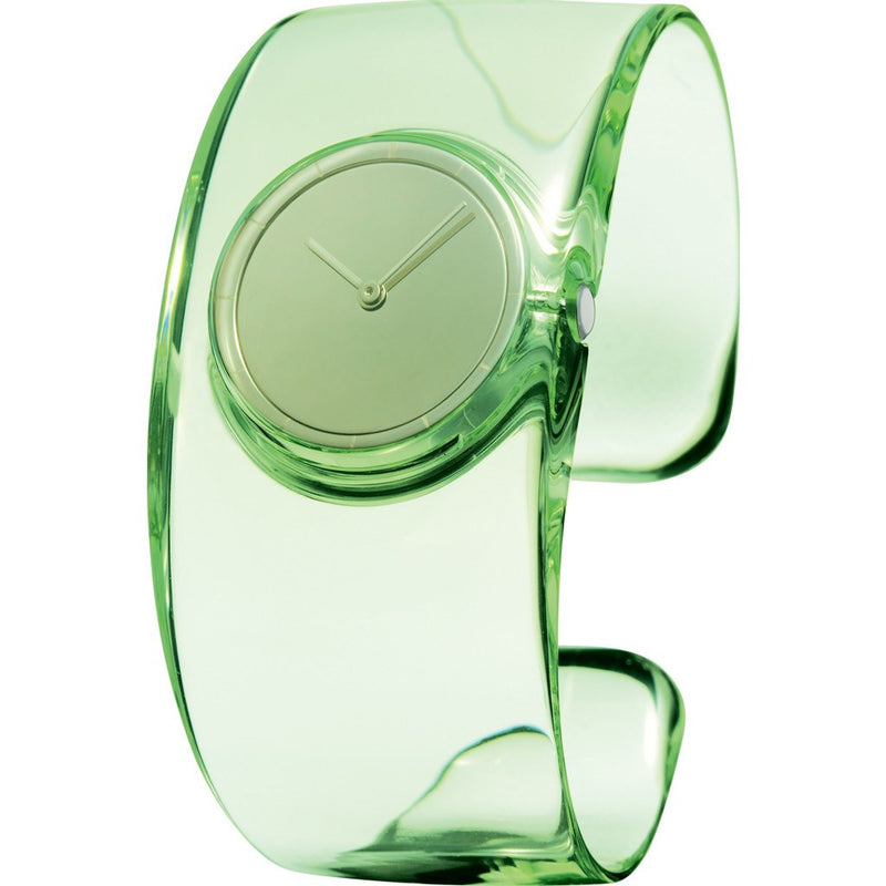 Issey Miyake "O" Light Green Watch | Plastic Ny0W001Y Lp/Lgr/Lgr