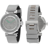 Issey Miyake W-Mini Grey Watch | Grey Leather Nyab002Y