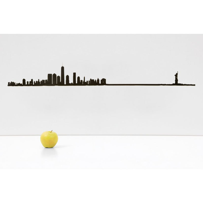 The Line City Skyline Wall Art Silhouette